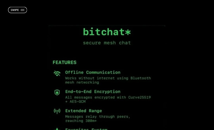 Bit chat app
