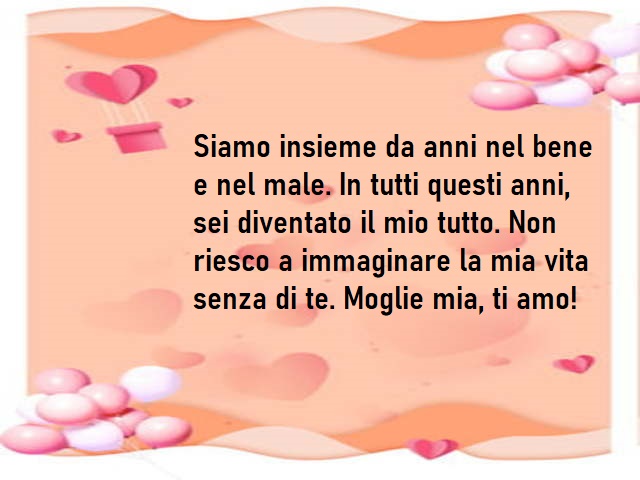 frasi per moglie