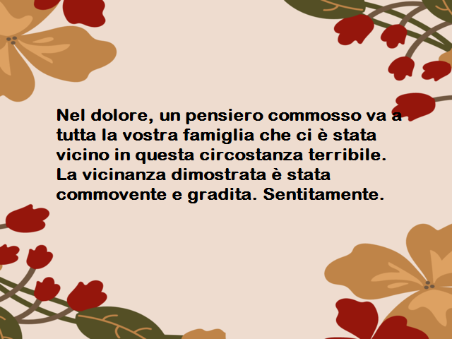 frasi-per ringraziare condoglianze