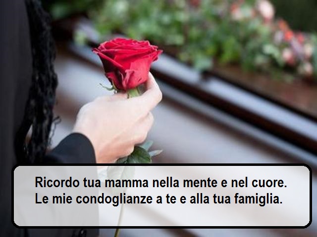 frasi condoglianze perdita mamma