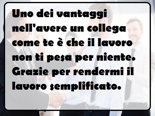 frasi ringraziamento lavoro svolto