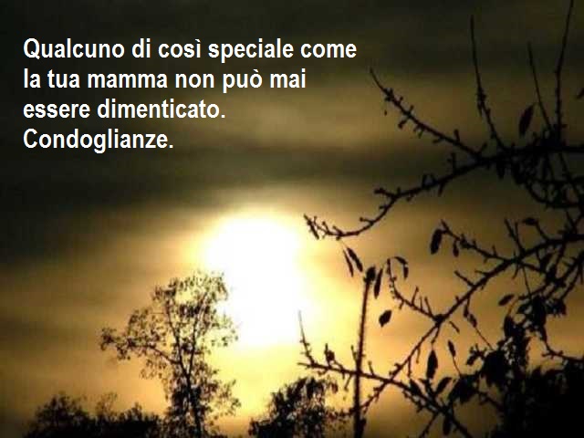 messaggiocondoglianze mamma