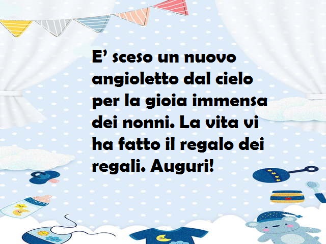 auguri nascita nipote ai nonni