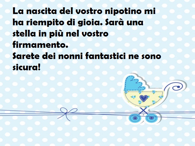 auguri nonni per nascita nipote