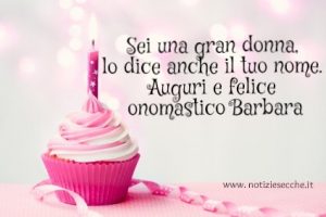 Frasi auguri onomstico Barbara