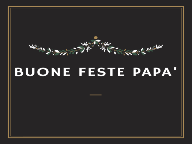 auguri natale papa