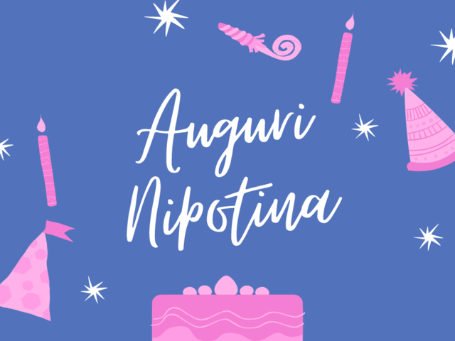 auguri nipotina