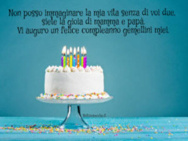 compleanno gemelli