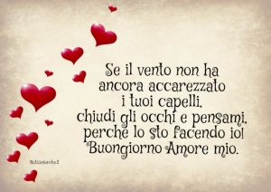 Buongiorno amore auguri