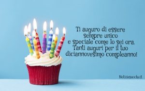 compleanno 19 anni