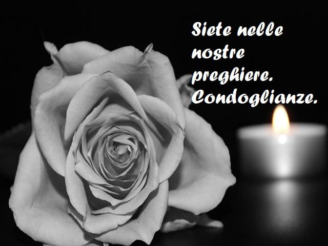 frase di condoglianze