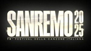 Il logo del festival di Sanremo 2025 (Wikipedia TheWikiWikiTelevision)