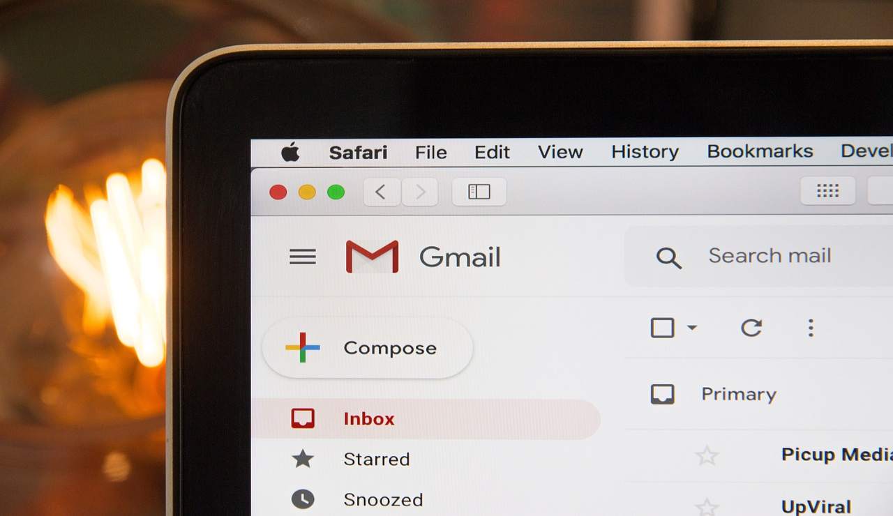 gmail schermata
