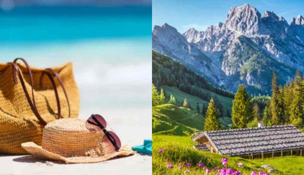 Vacanze mare o montagna (Depositphotos foto) - www.notiziesecche.it