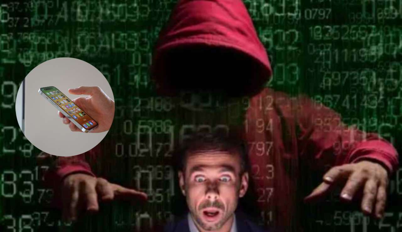 Attacco hacker e smartphone (Depositphotos foto) - www.notiziesecche.it